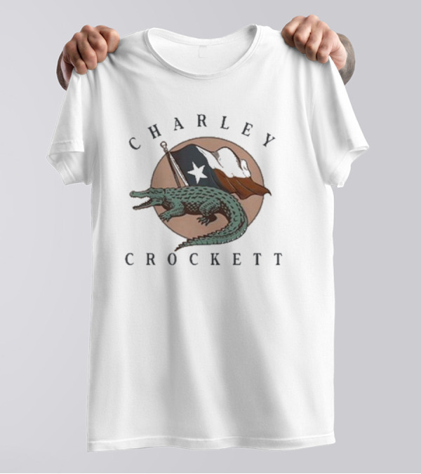 Charley Crockett Texas Flag Alligator T-Shirt