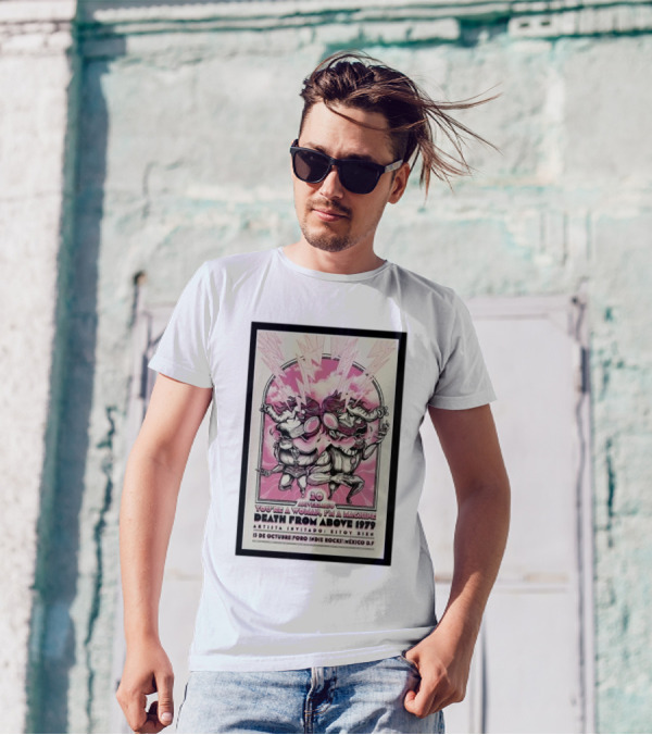 Death From Above 1979 20th Anniversary You're A Woman, I'm A Machine October 15 Foro Indie Rocks Mexico City T-Shirt