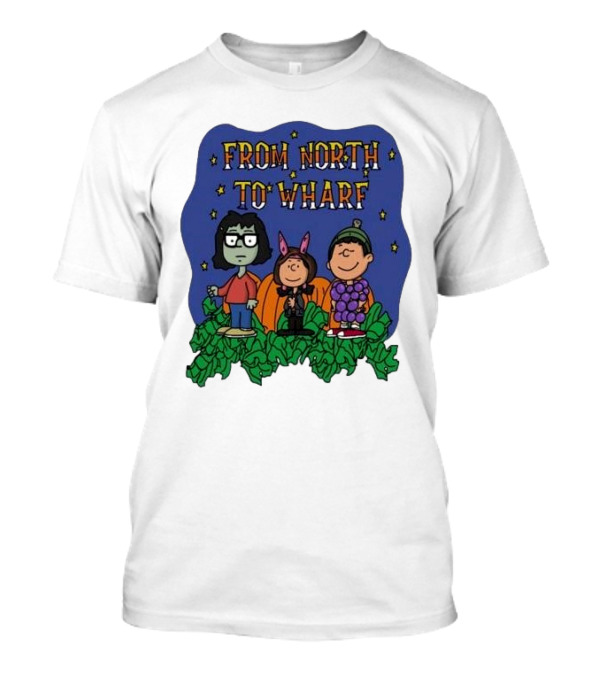 From North To Wharf Peanuts Characters Halloween Costumes T-Shirt