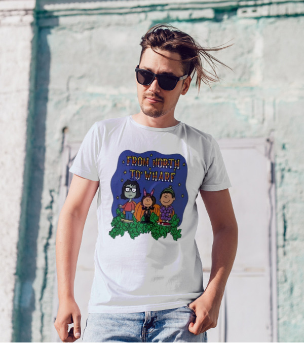 From North To Wharf Peanuts Characters Halloween Costumes T-Shirt