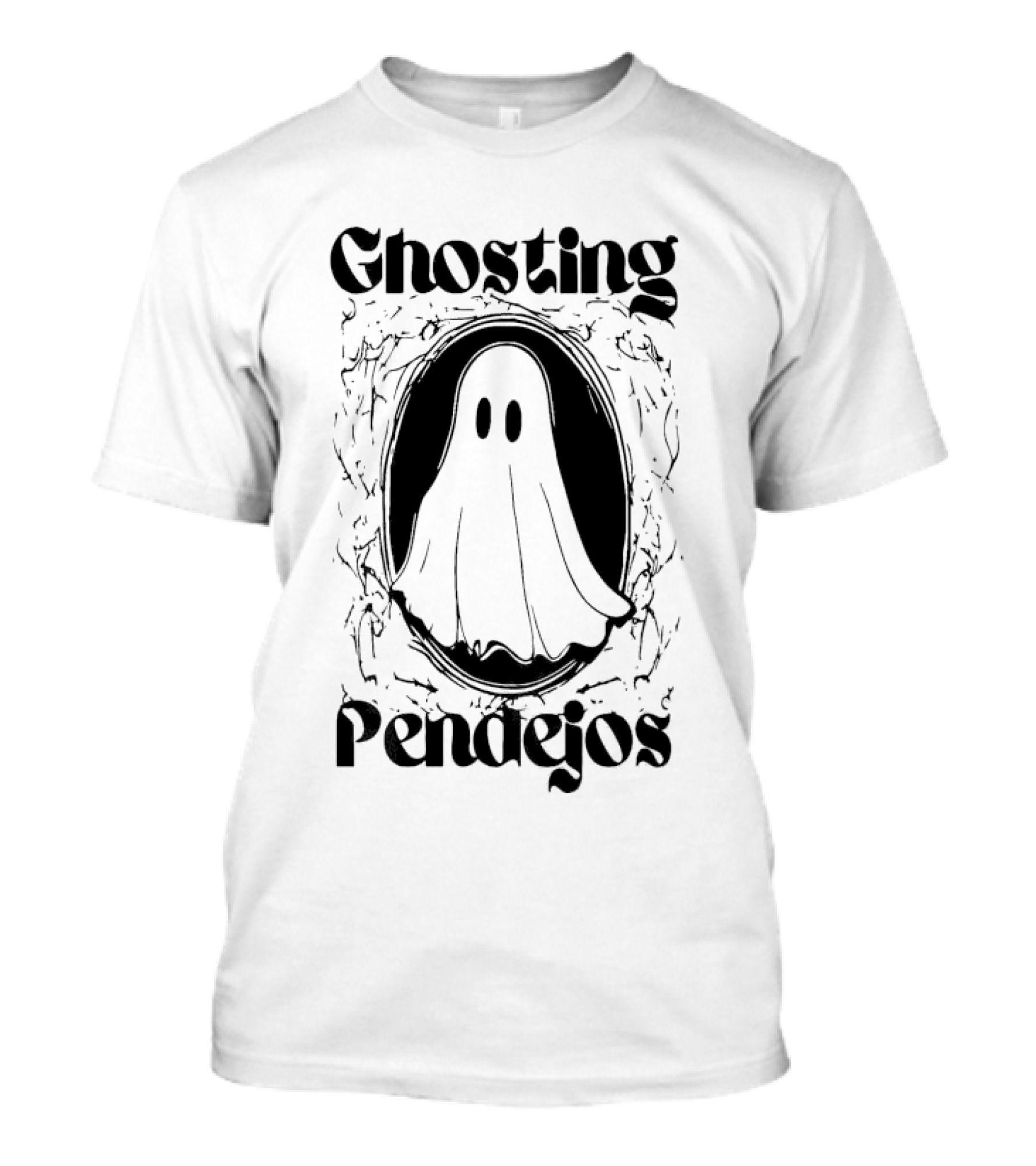 Ghosting Pendejos Funny Mexican Ghost Halloween T-Shirt