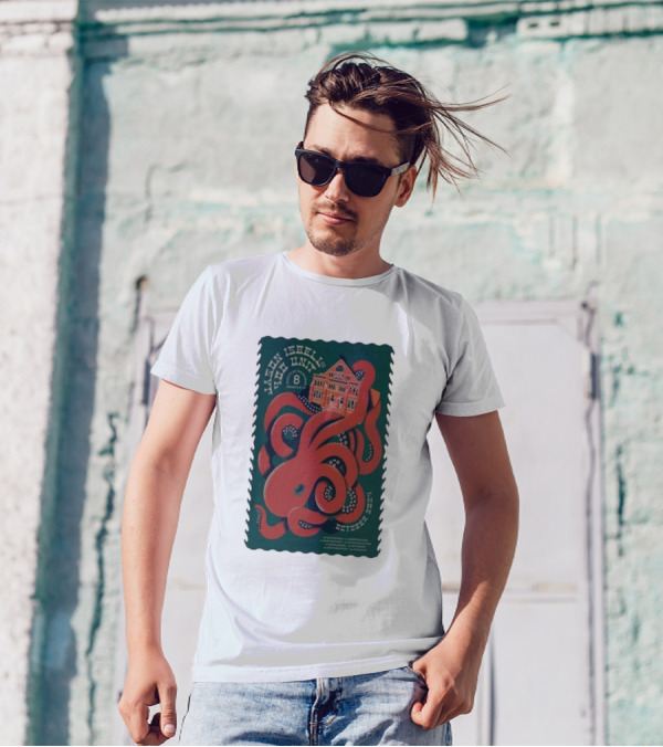 Jason Isbell's 400 Unit At Ryman Auditorium Nashville Oct 2024 With Octopus T-Shirt