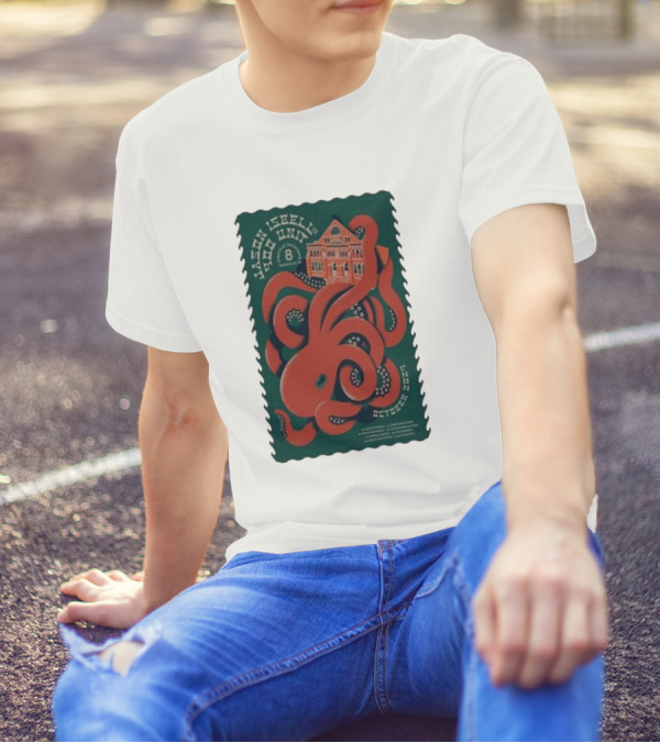 Jason Isbell's 400 Unit At Ryman Auditorium Nashville Oct 2024 With Octopus T-Shirt