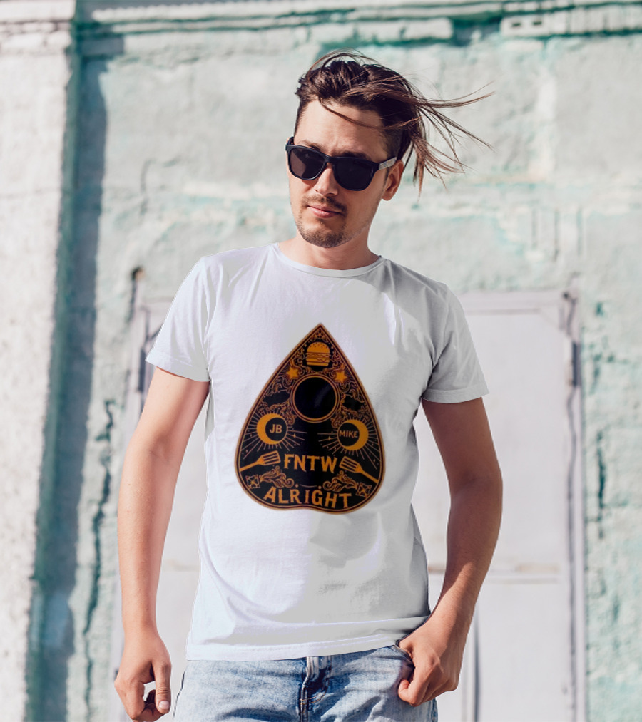 JB Mike FNTW Alright Burger Plancher Retro T-Shirt