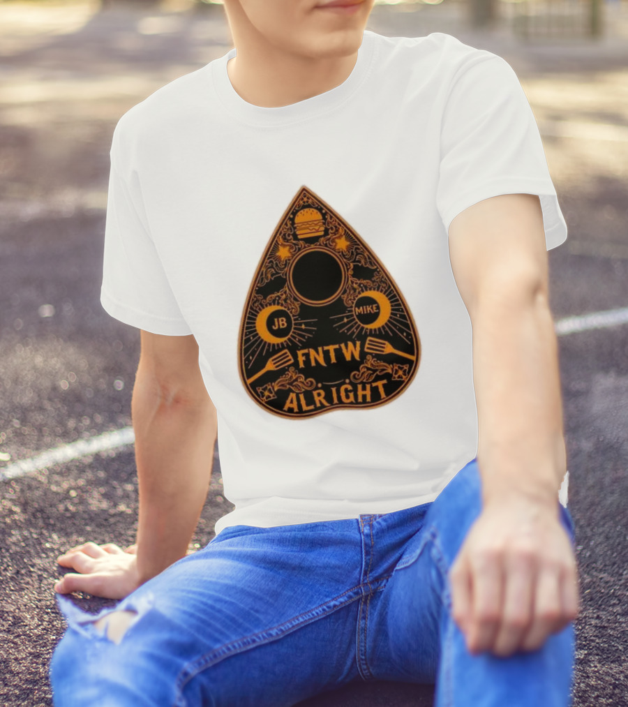 JB Mike FNTW Alright Burger Plancher Retro T-Shirt
