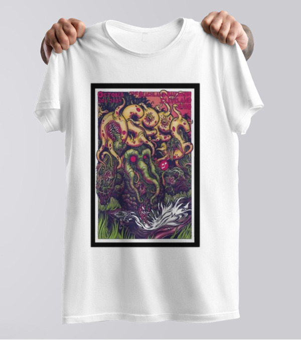 Osees Cleveland Beachland Ballroom 20 October 2024 Psychedelic Monster T-Shirt