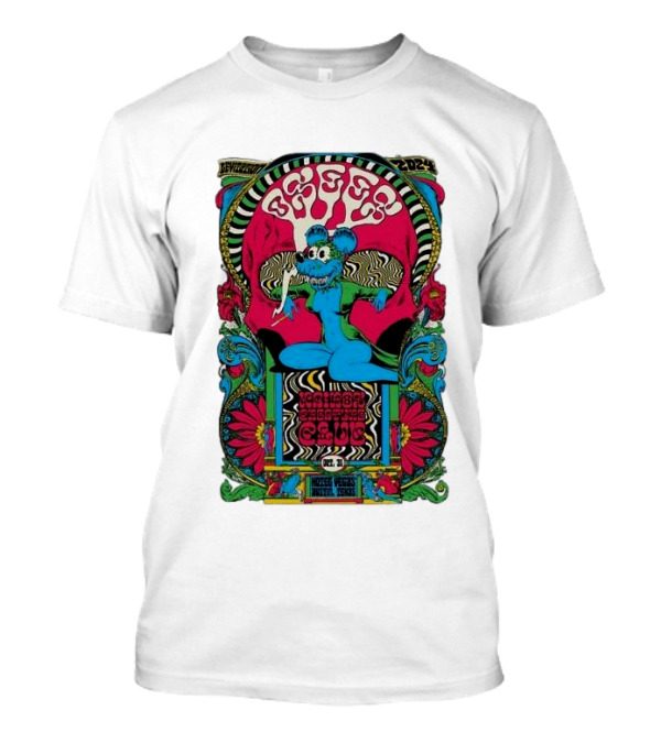 Osees Halloween Event Oct 31 2024 Austin Texas Psychedelic Cartoon T-Shirt