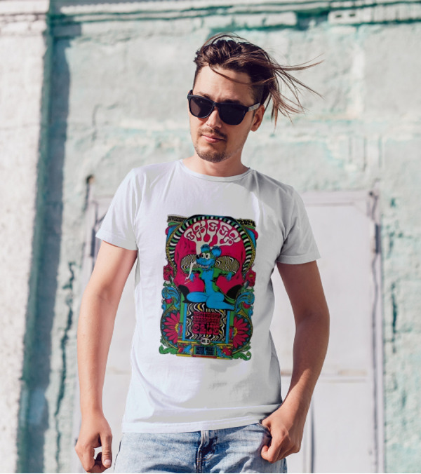 Osees Halloween Event Oct 31 2024 Austin Texas Psychedelic Cartoon T-Shirt