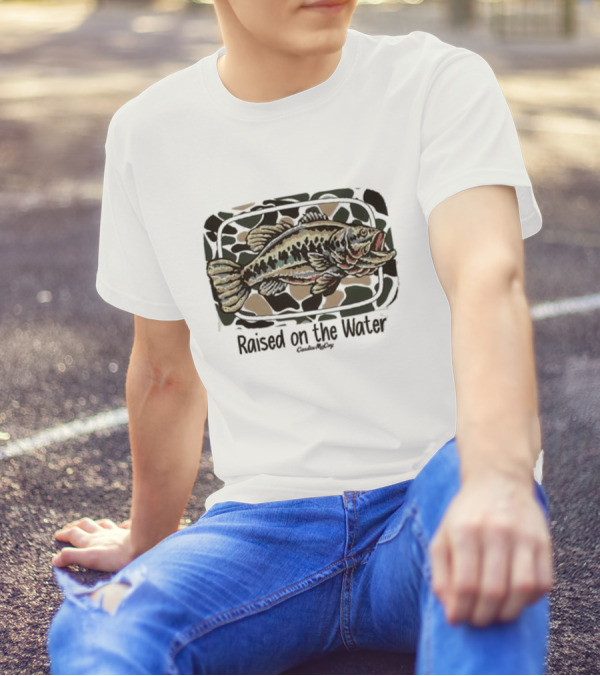 Raised On The Water Camden McCoy Fish Camouflage T-Shirt