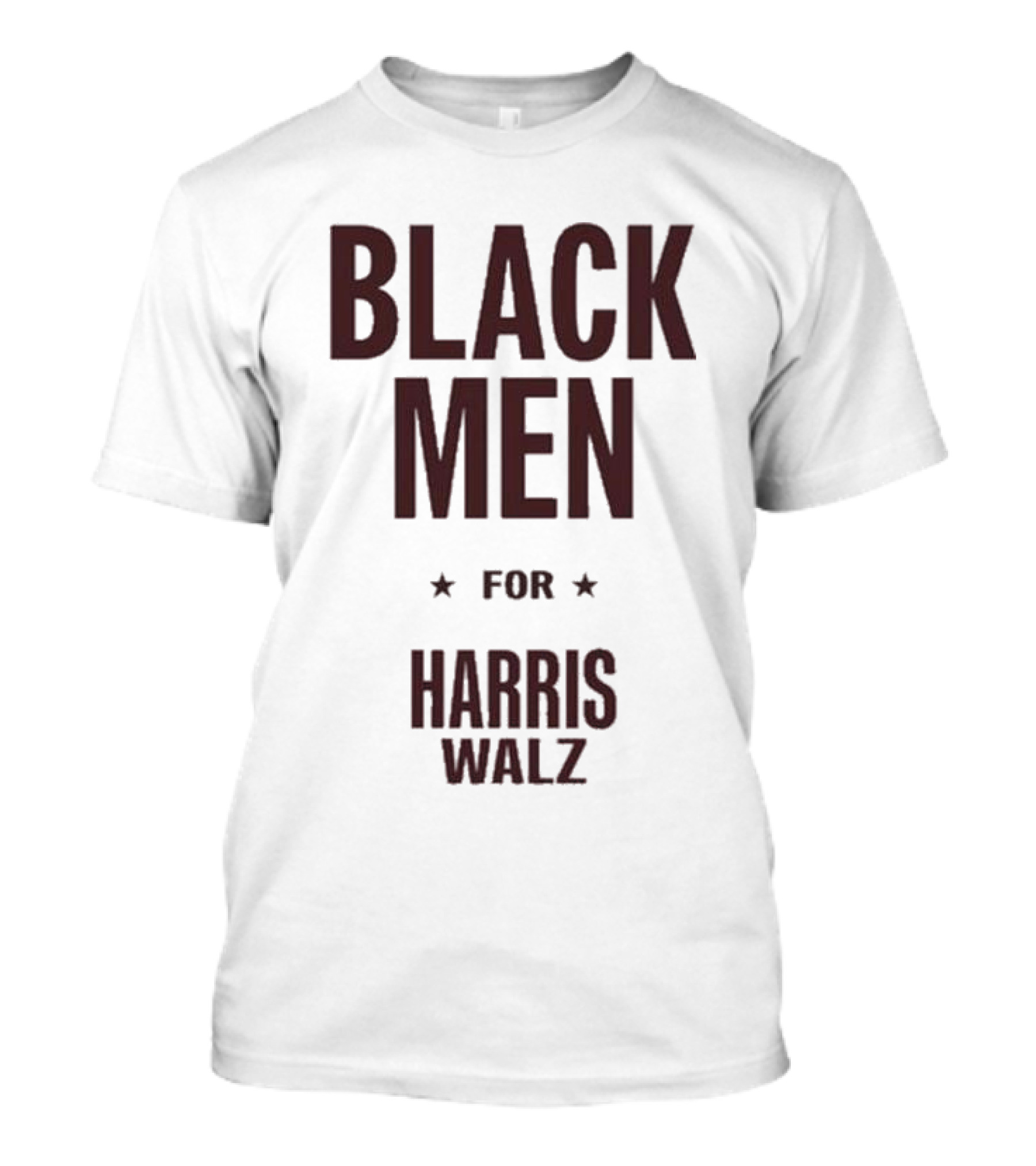 Black Men For Harris Walz T-Shirt