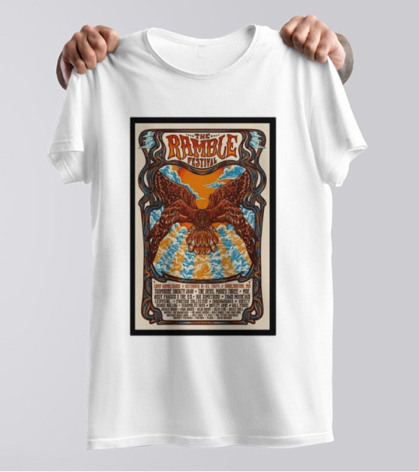 The Ramble Festival October 11-13 2024 Darlington Maryland Eagle T-Shirt
