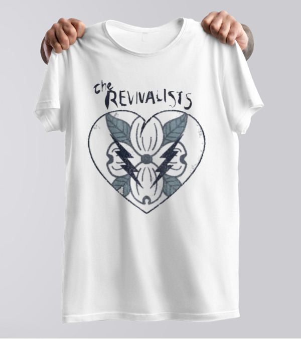 The Revivalists Heart Flower Lightning Bolt T-Shirt