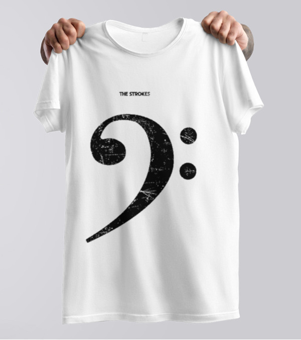 The Strokes Bass Clef T-Shirt