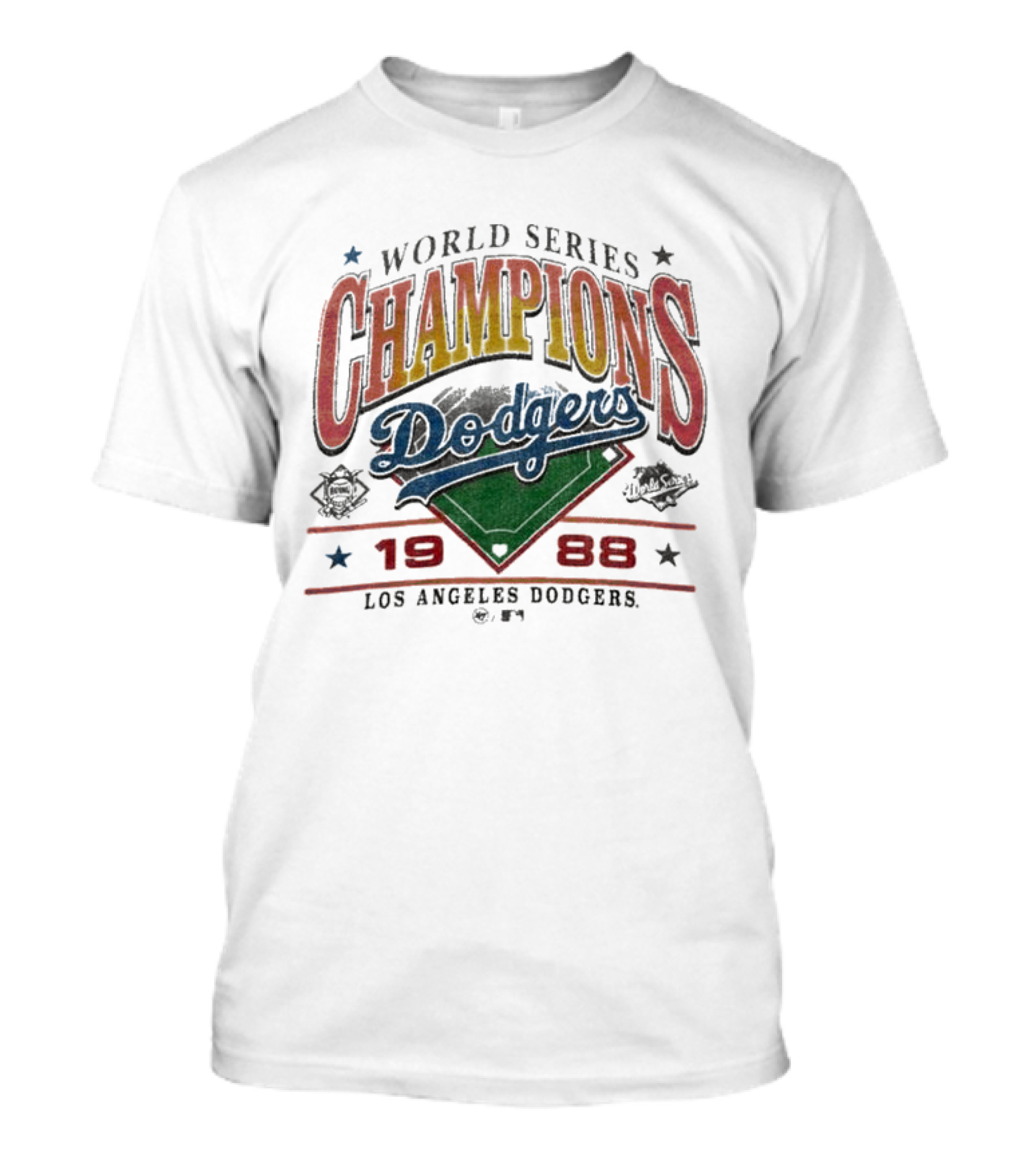 1988 World Series Champions Los Angeles Dodgers Dodger Stadium T-Shirt