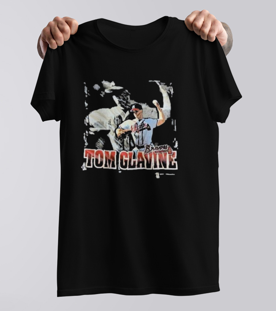 Braves Tom Glavine Pitching Legend T-Shirt