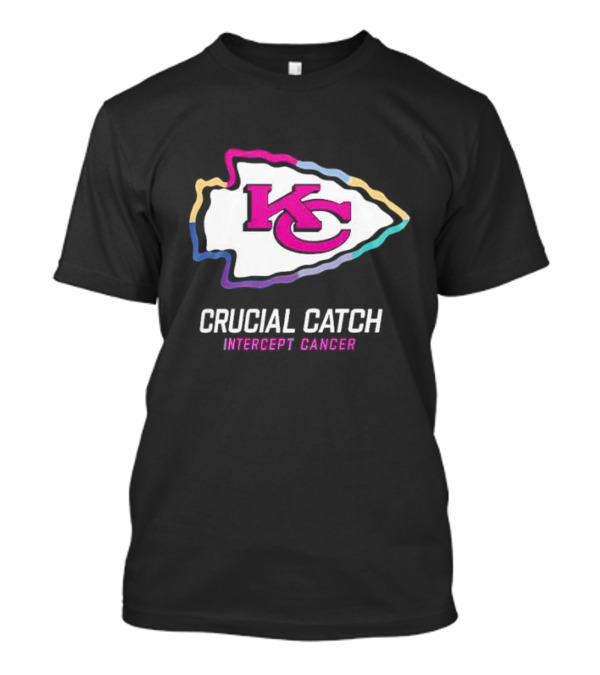 Chiefs KC 2024 Crucial Catch Intercept Cancer T-Shirt