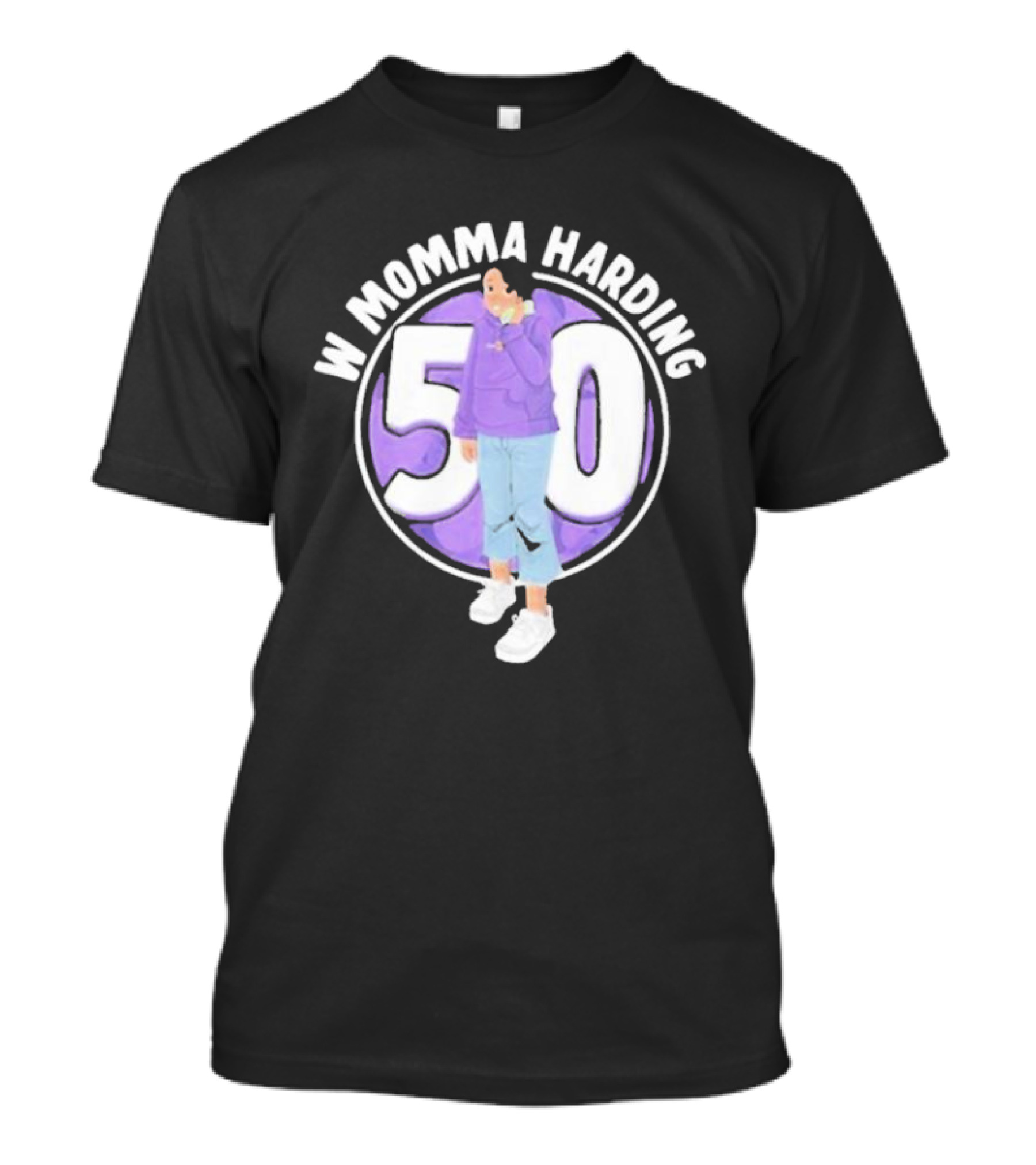 D’aydrian Harding W Momma Harding 50 Purple Hoodie Denim T-Shirt