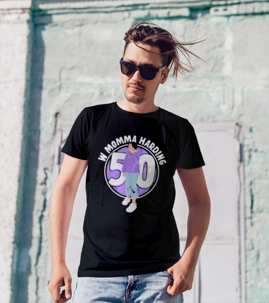 D’aydrian Harding W Momma Harding 50 Purple Hoodie Denim T-Shirt