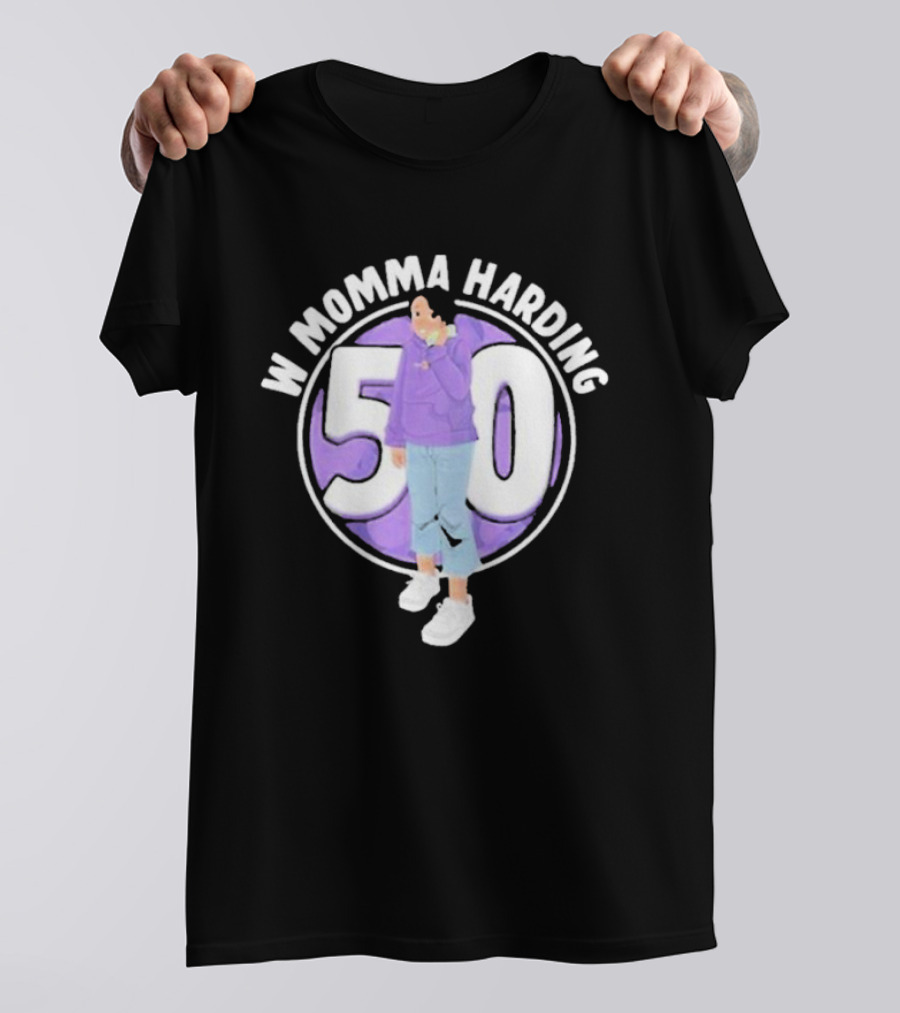D’aydrian Harding W Momma Harding 50 Purple Hoodie Denim T-Shirt