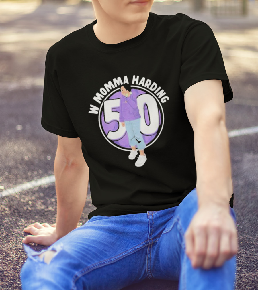 D’aydrian Harding W Momma Harding 50 Purple Hoodie Denim T-Shirt