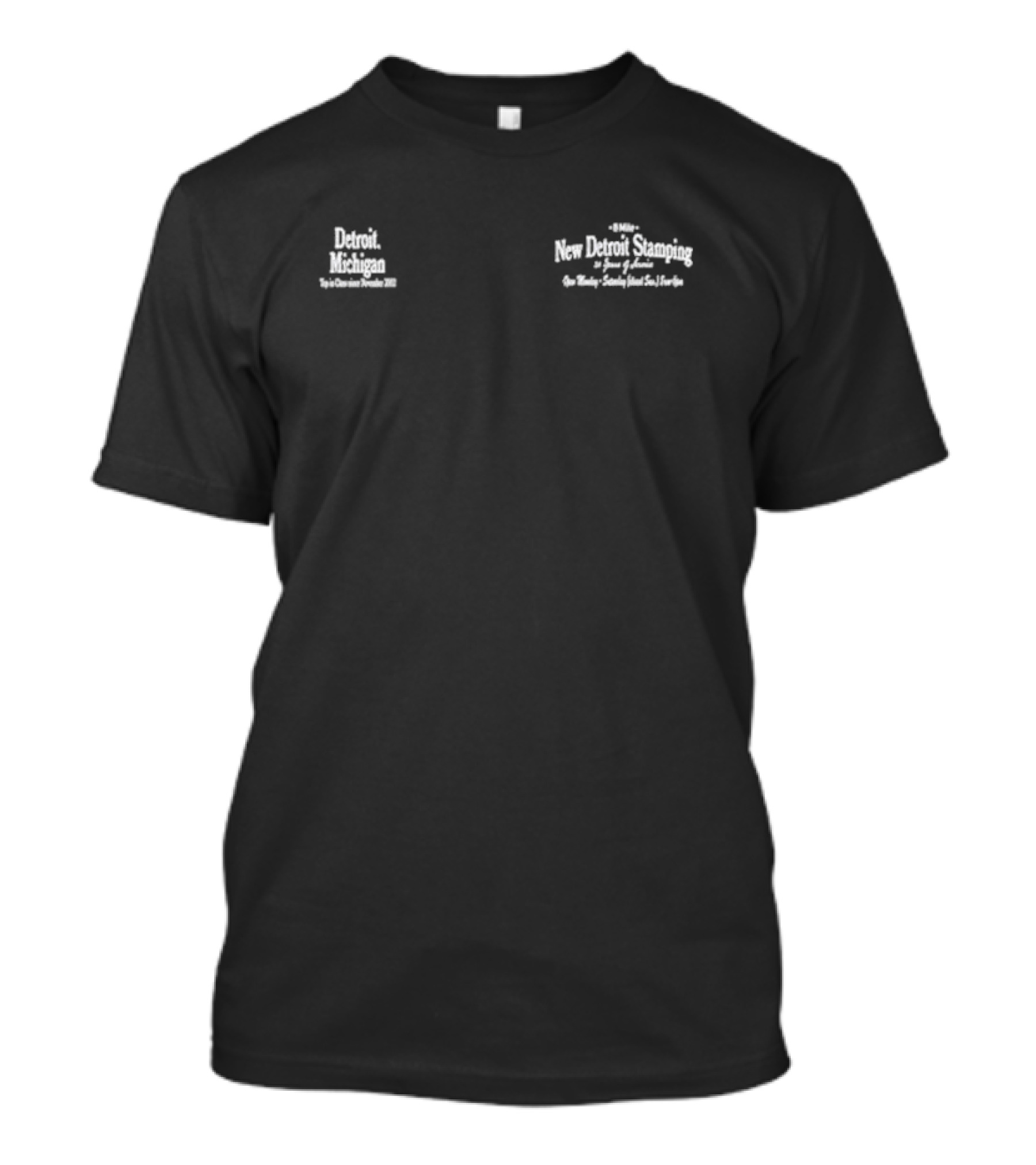 Detroit Michigan 8 Mile New Detroit Stamping You Out Charmaine December 2001 Our Sunday Seating Intake Seal Inspector T-Shirt