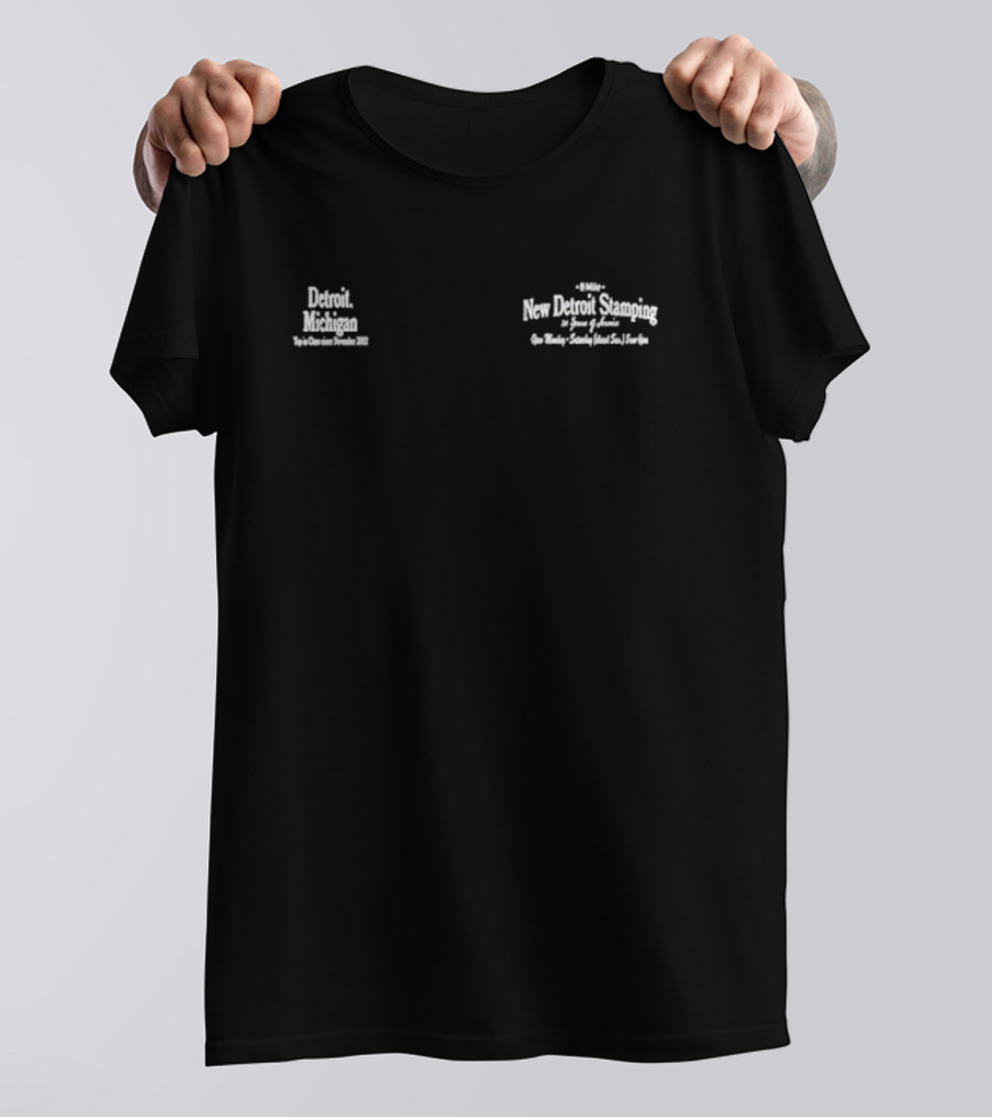 Detroit Michigan 8 Mile New Detroit Stamping You Out Charmaine December 2001 Our Sunday Seating Intake Seal Inspector T-Shirt