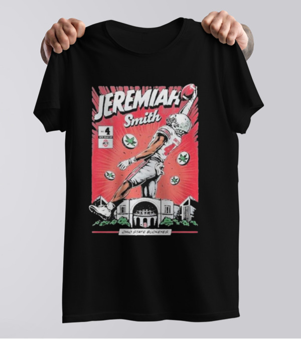 Ohio State Buckeyes Jeremiah Smith #4 Football T-Shirt