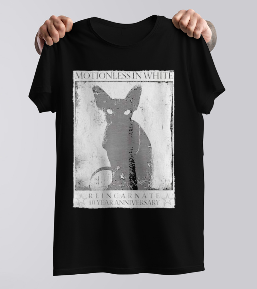 Motionless In White Reincarnate 10 Year Anniversary Sphynx T-Shirt