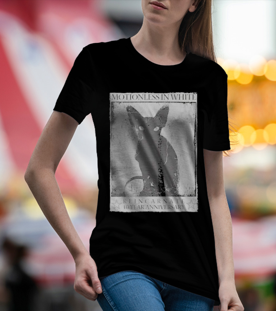 Motionless In White Reincarnate 10 Year Anniversary Sphynx T-Shirt