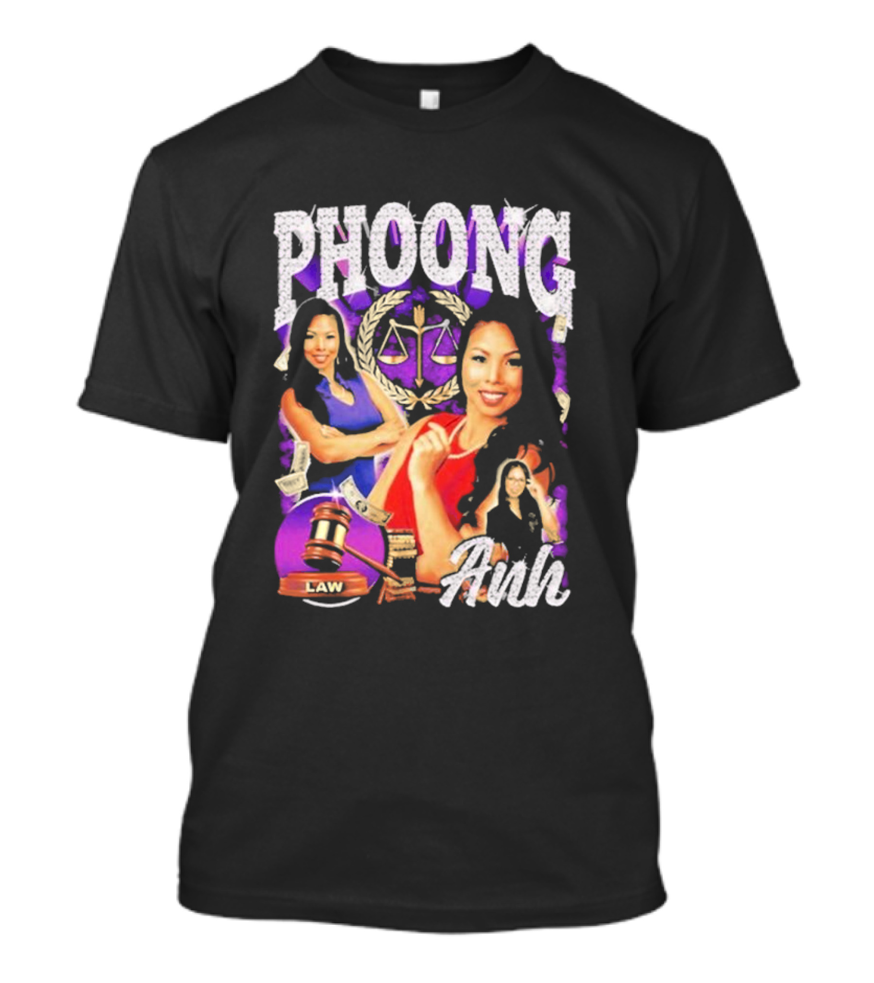 Phoong Anh Law Scales Judge Money T-Shirt
