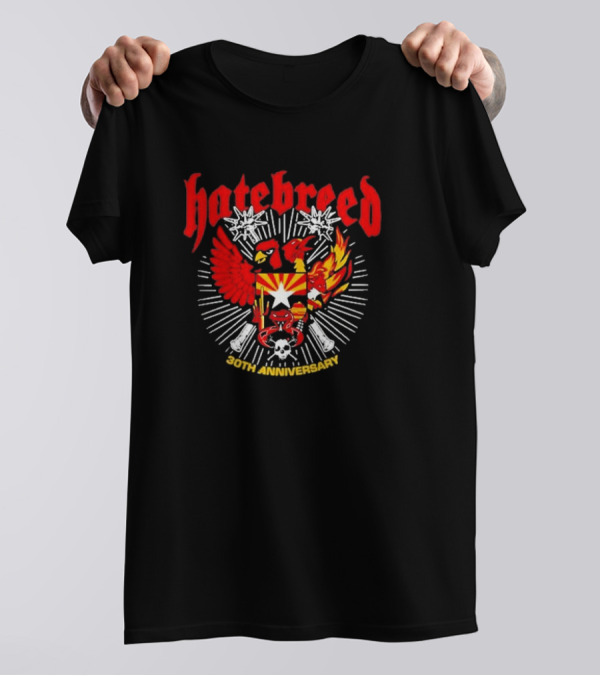 Hatebreed 30th Anniversary October 14 2024 The Van Buren Phoenix AZ T-Shirt