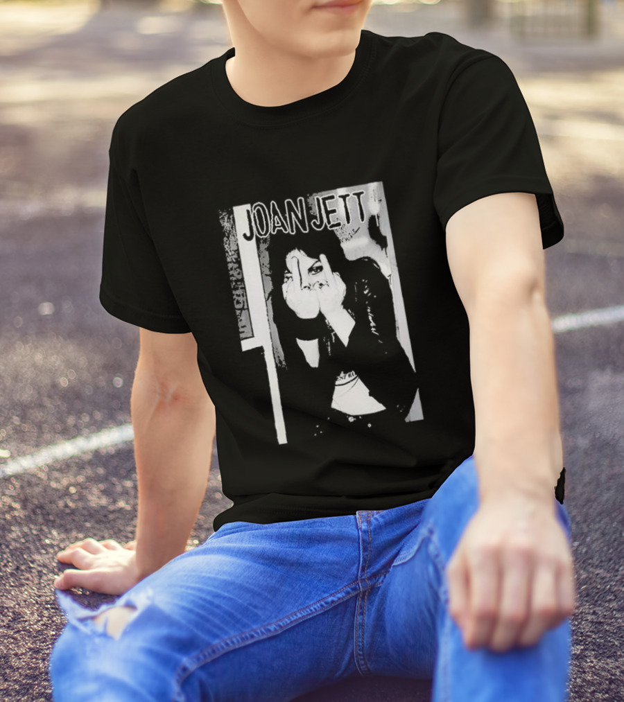 Joan Jett Rock Icon Rebel Attitude Merry Xmas T-Shirt