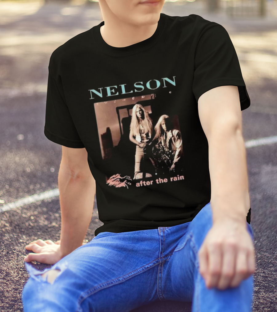 NELSON After The Rain Album Cover 90s Rock Band T-Shirt
