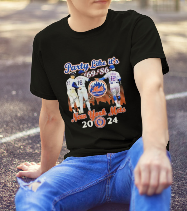 Party Like It’s ’69-’86 New York Mets T-Shirt