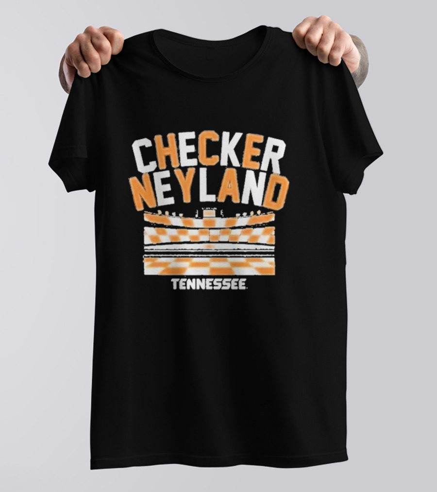 Checker Neyland Tennessee Football Stadium T-Shirt