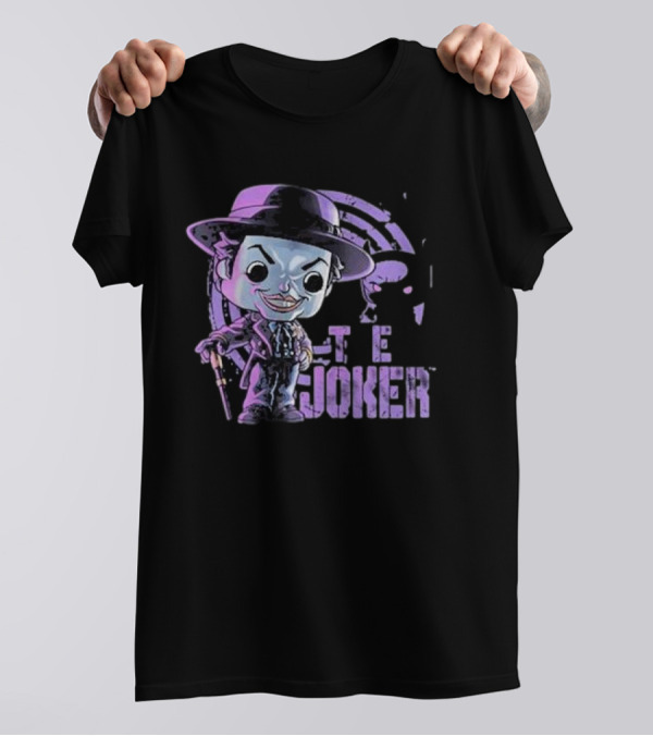 The Joker Pop 2024 Vintage Cartoon Character With Hat And Purple T-Shirt