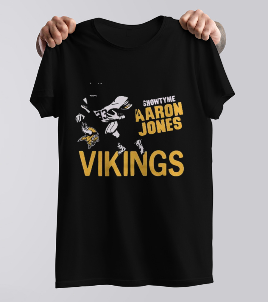 Vikings Showtyme Aaron Jones Football T-Shirt