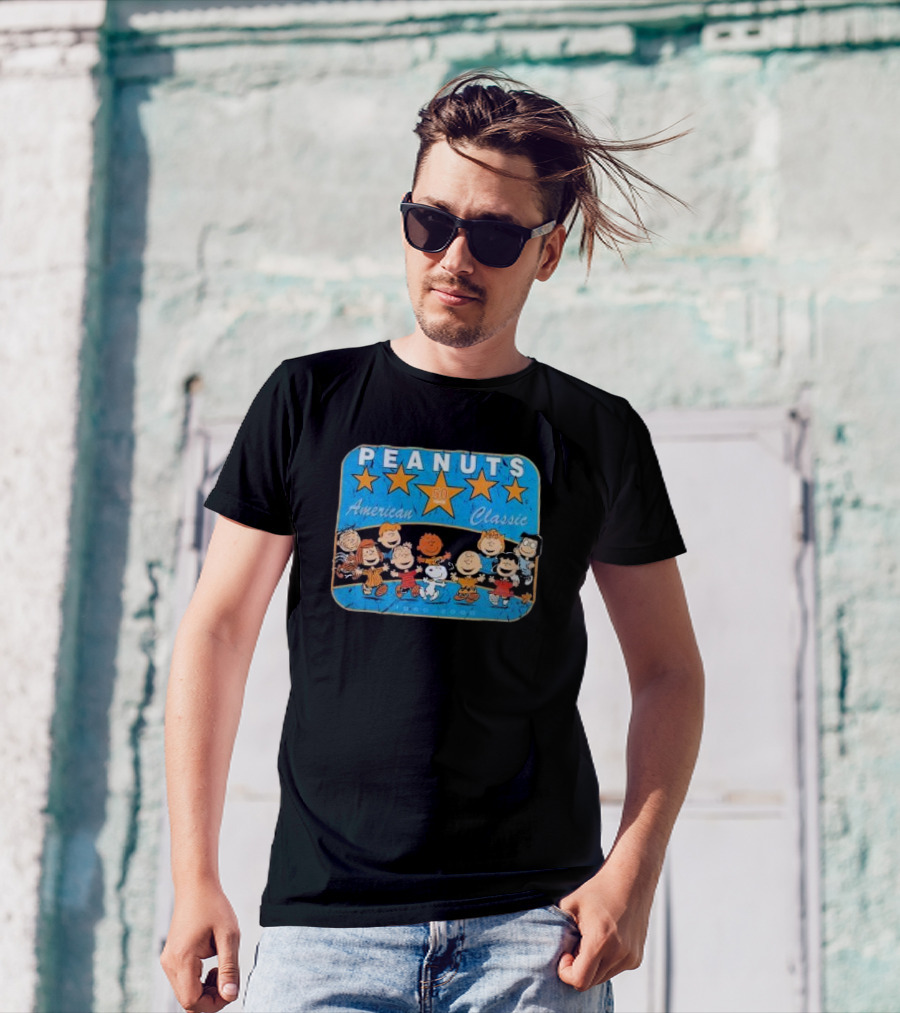 Peanuts American Classic 50th Anniversary Y2K 2000 T-Shirt