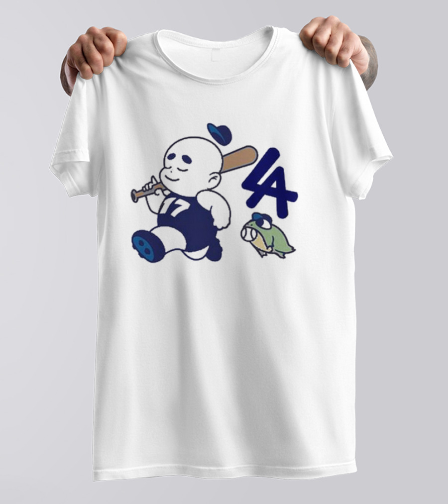 Chunky La Baseball Baby 17 LA Bat Fleece T-Shirt