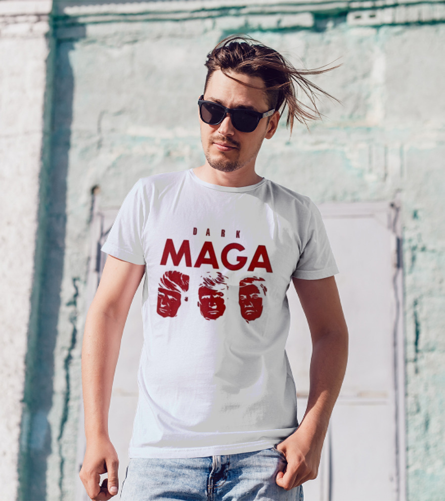 Dark MAGA Trump Trio T-Shirt