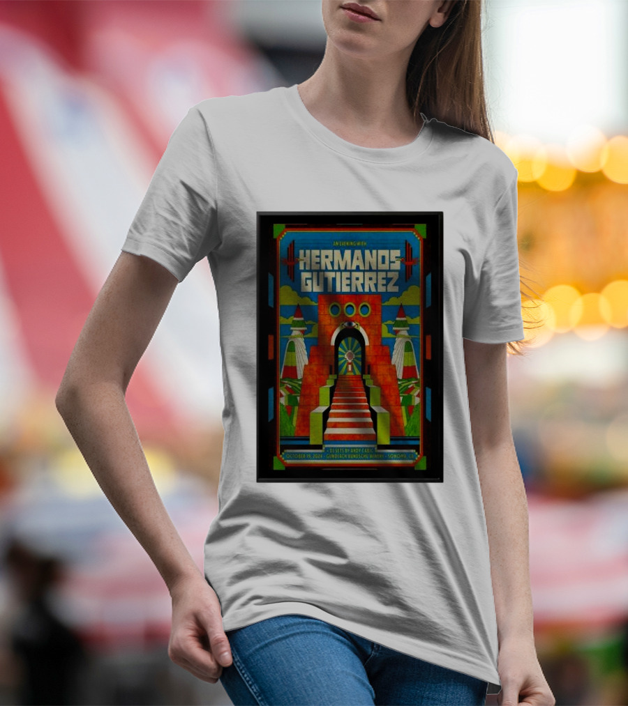 In Evening With Hermanos Gutierrez October 19 2024 Gundlach Bundschu Winery Sonoma CA T-Shirt