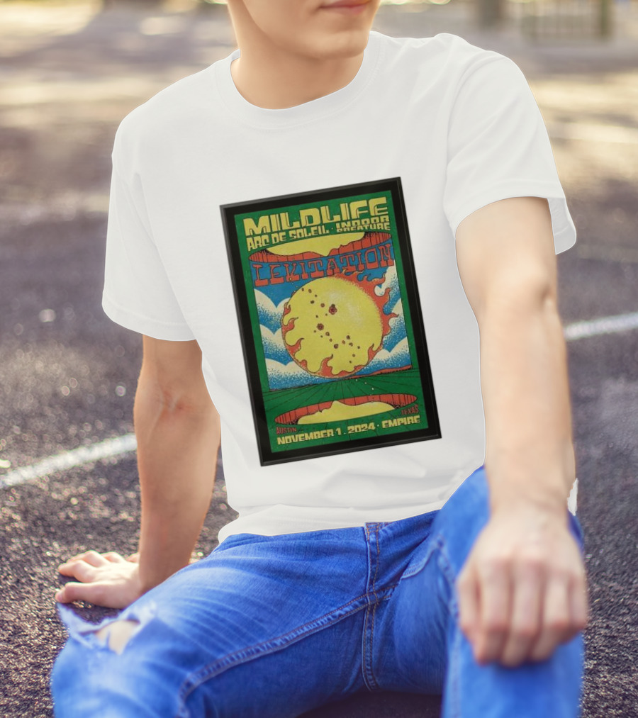 Mildlife Arc De Soleil Levitation Austin Texas November 1 2024 Empire T-Shirt