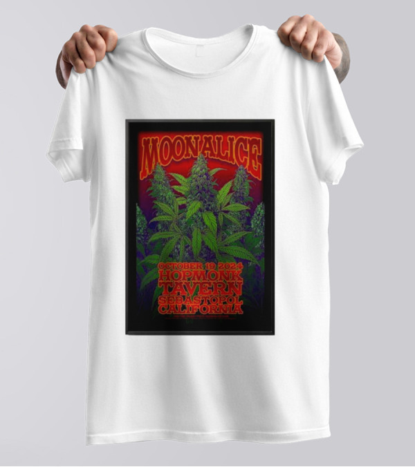 Moonalice HopMonk Tavern Sebastopol California October 19 T-Shirt