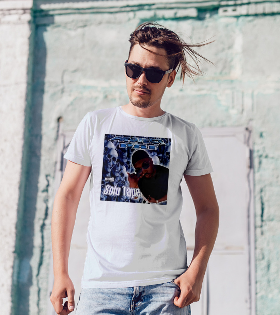 Project Pat Solo Tape Album Cover Skulls T-Shirt