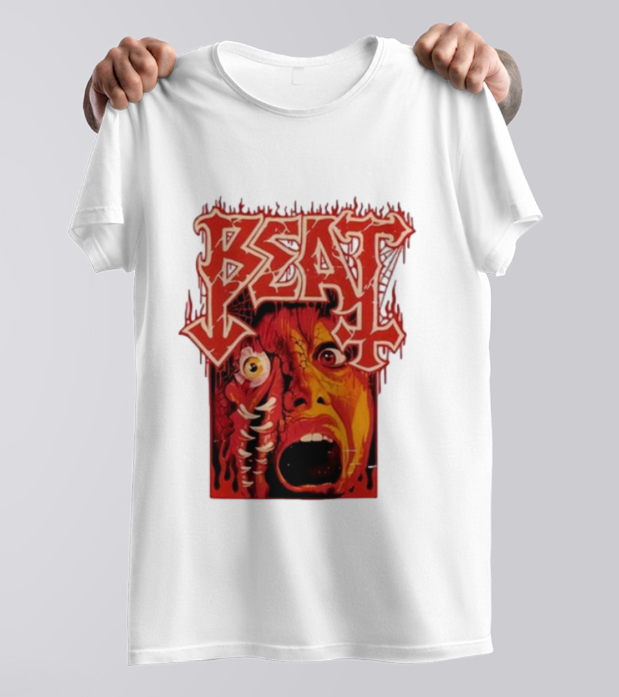 Reynlord Beat Mutation Horror Face T-Shirt