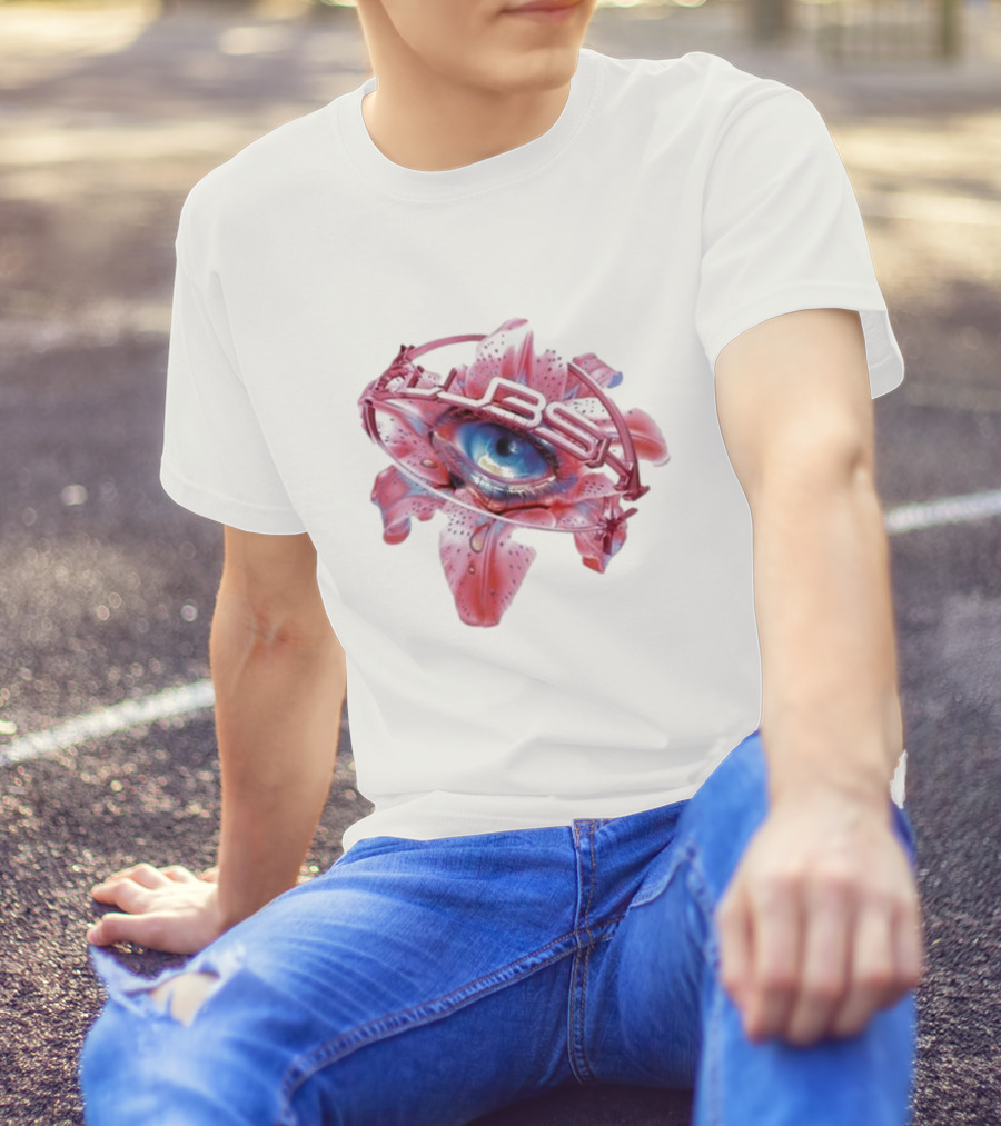 Shygirl Club Shy Inna Eye Vision Flower 3D Elements T-Shirt