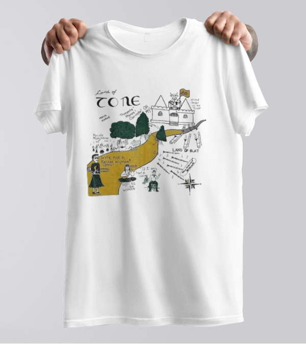 Land Of Tone March Narded Piccolo Munchkin Trumpets Oboes Clarinets Wicked Witch Of Intonation Were Not In Kansas Anymore Sobbing Flute Woman Violist Land Of Blat T-Shirt