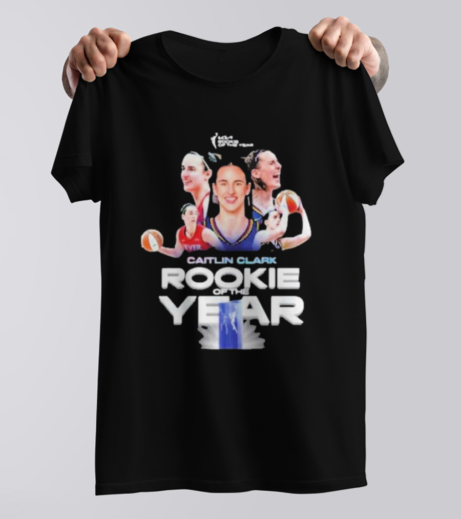 WNBA Rookie Of The Year 2024 Caitlin Clark Basketball Star T-Shirt