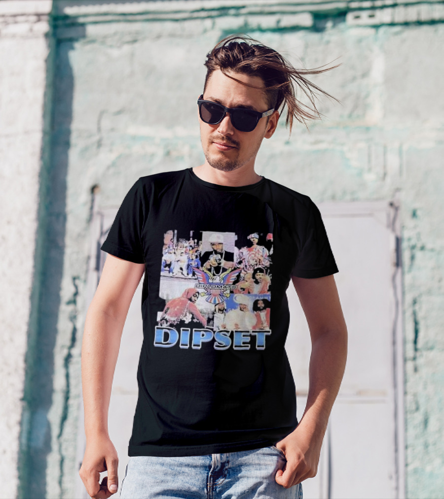 Dipset Diplomats Classic Hip Hop Collage With Eagle T-Shirt