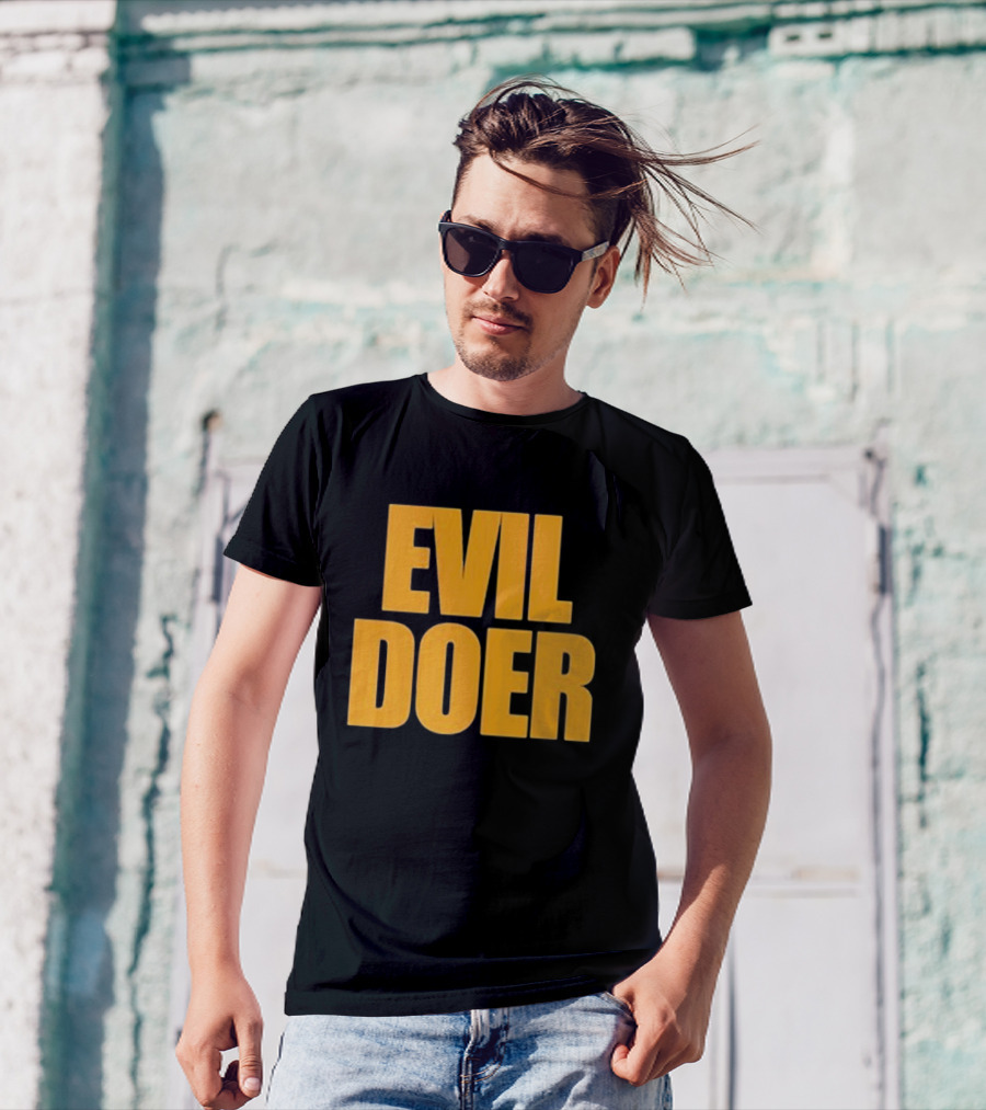 Evil Doer Green And Orange T-Shirt
